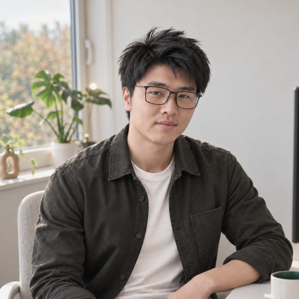 Kevin Lin im Modelbauer Studio