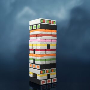 Sushi Stack Tumble Tower Game – Original Board Game Gift